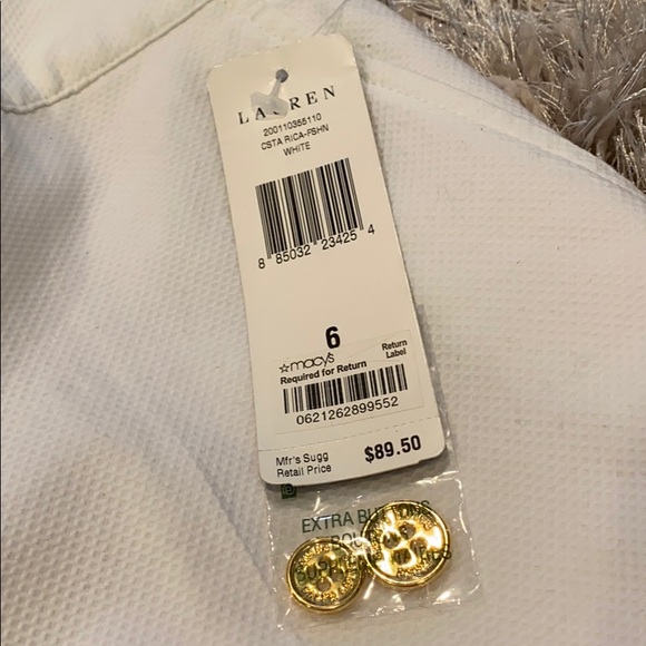 Ralph Lauren White Capris NWT - Picture 3 of 5
